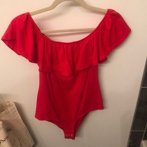 J. Crew off shoulder onesie